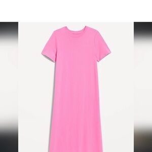 Old Navy | Vibrant Pink Vintage Tee Inspired Maxi Dress